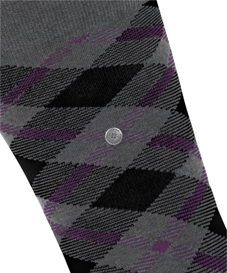 Burlington Burlington Tartan Socken Herren - dark grey (3970) - 1 | SportScheck