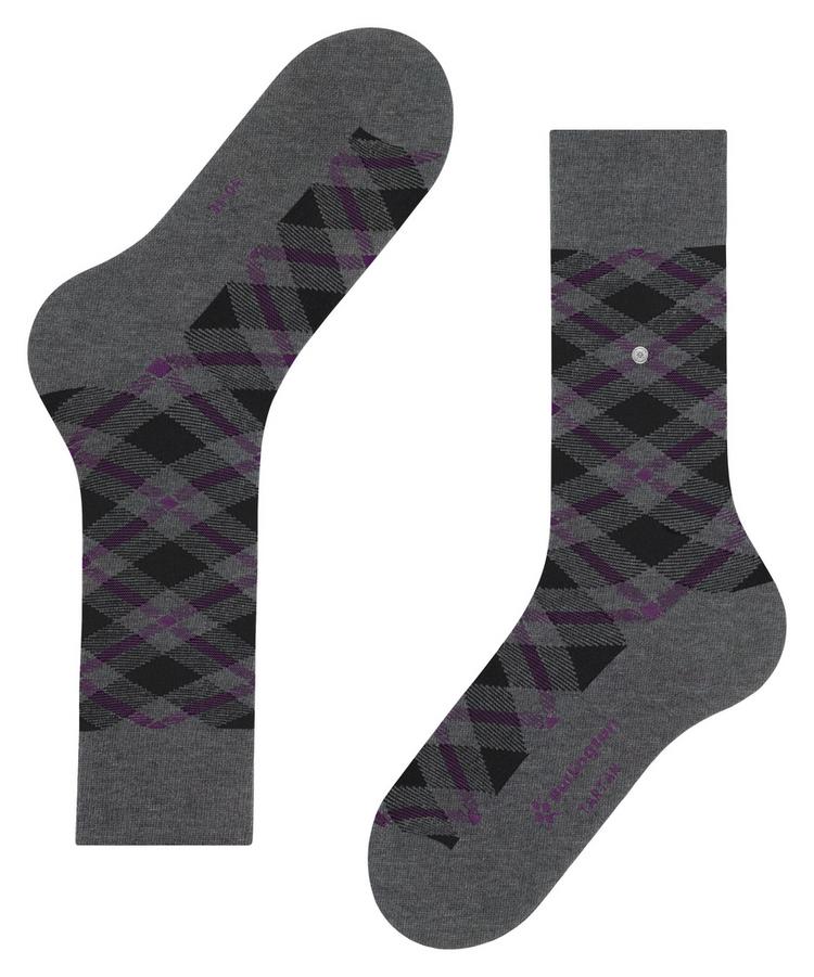 Burlington Burlington Tartan Socken Herren - dark grey (3970) - 2 | SportScheck