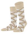 Burlington Tartan Socken Herren - cream (4011)