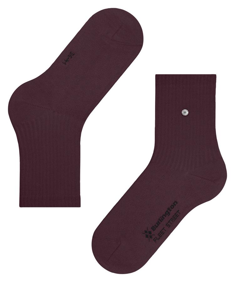 Burlington Burlington Fleet Street SO Socken Damen - claret (8375) - 2 | SportScheck