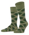 Burlington Tartan Socken Herren - lime green (7473)