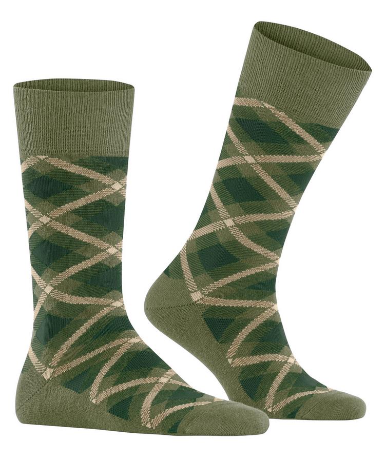 Burlington Burlington Tartan Socken Herren - lime green (7473) - 0 | SportScheck