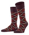 Burlington Tartan Socken Herren - rose (8377)