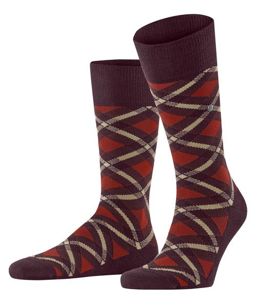 Burlington Tartan Socken Herren