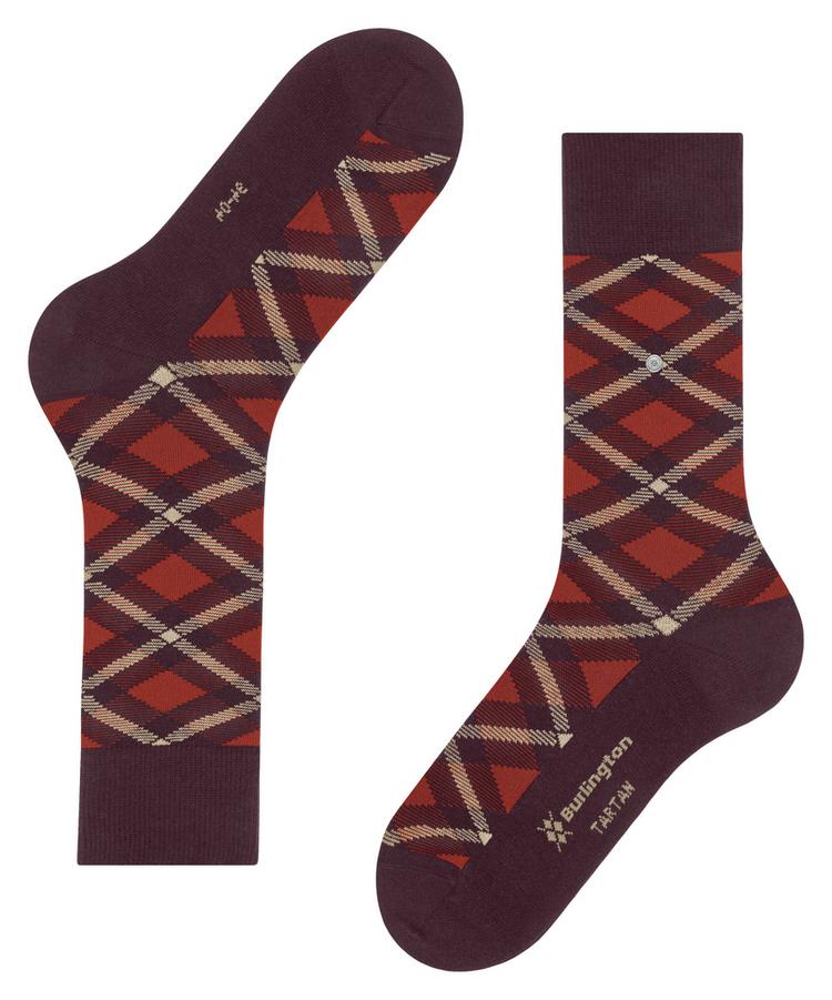Burlington Burlington Tartan Socken Herren - rose (8377) - 2 | SportScheck