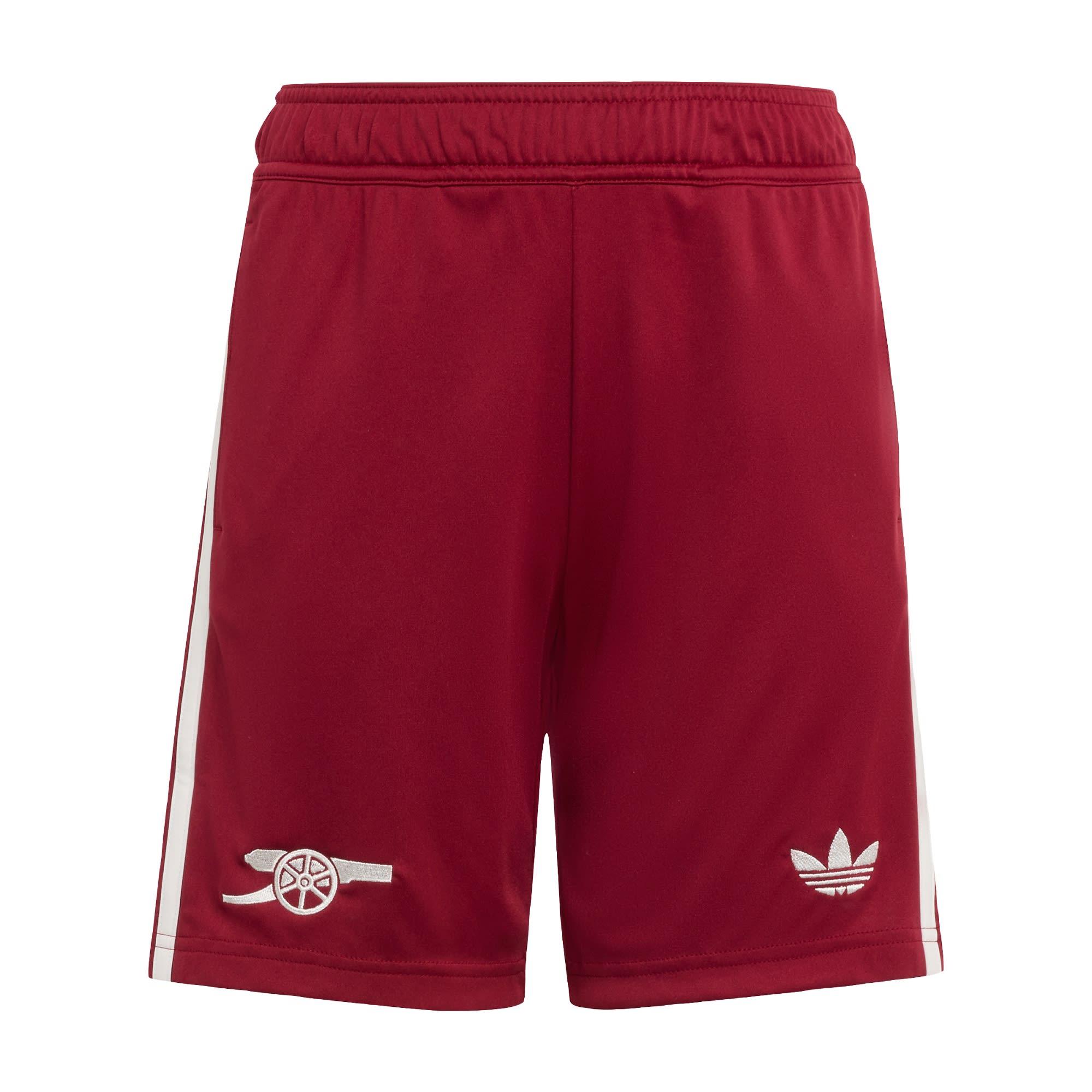 adidas FC Arsenal 25/26 Ausweichshorts Funktionsshorts Kinder - Team Coll Burgundy 2 / Cloud White