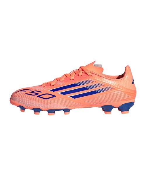 adidas F50 League MG Coral Blaze Kids Fu&szlig;ballschuhe Kinder
