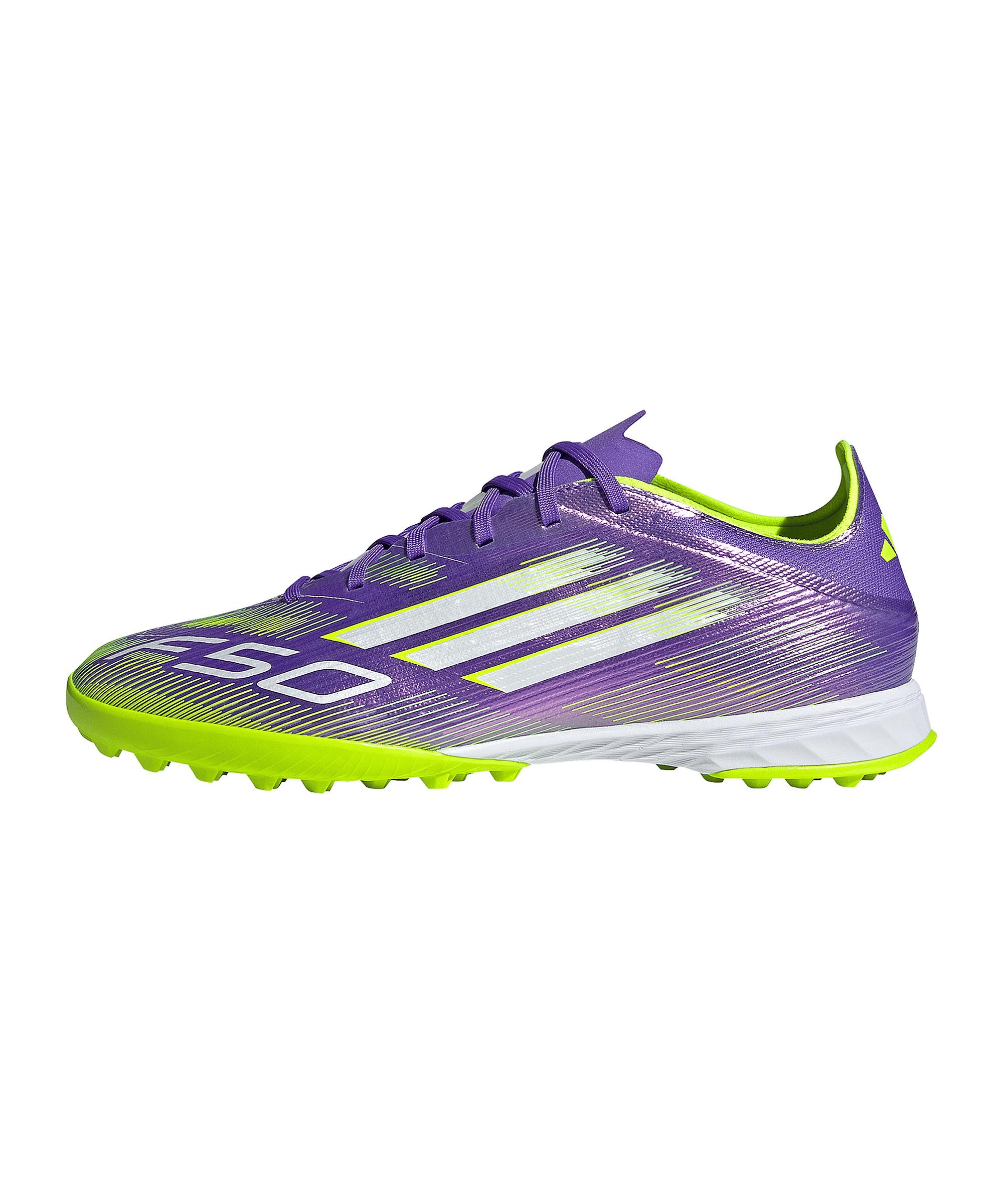 adidas F50 Pro TF Coral Blaze Fu&szlig;ballschuhe - lilaweiss