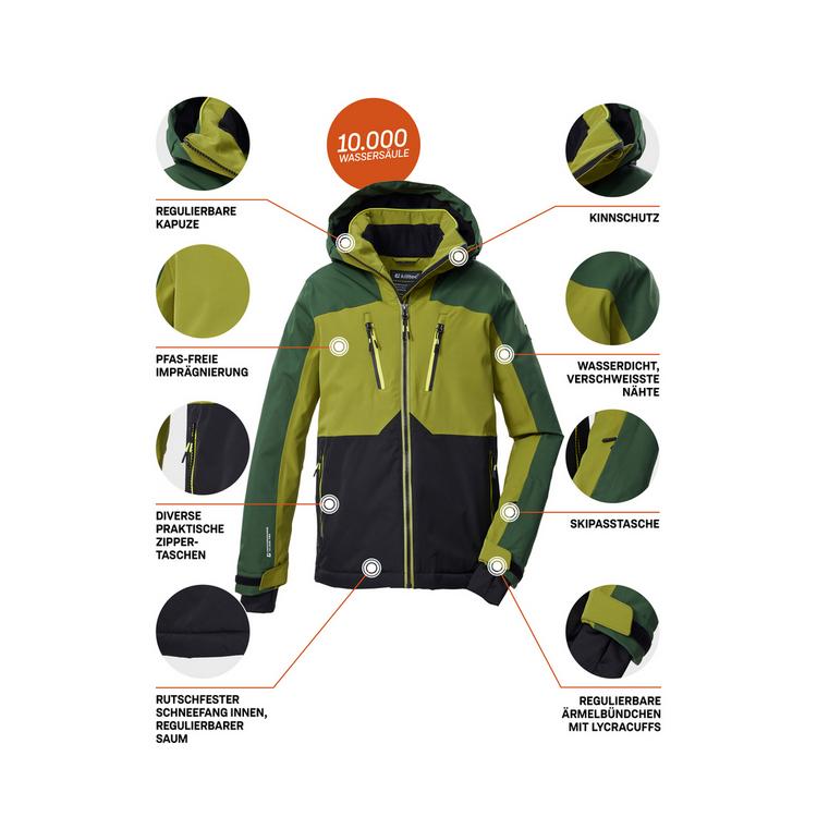 KILLTEC KILLTEC Skijacke Kinder - Schwarz0110 - 3 | SportScheck