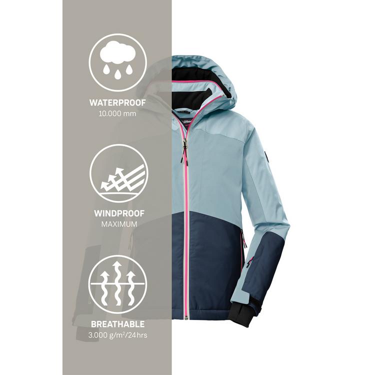 KILLTEC KILLTEC Skijacke Kinder - Rauchblau342 - 4 | SportScheck