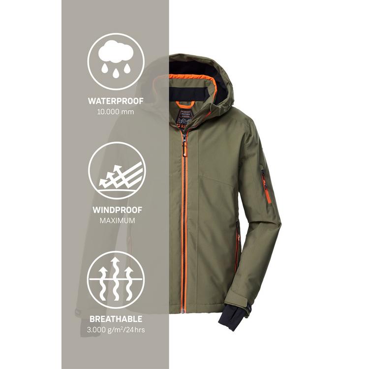 KILLTEC KILLTEC Skijacke Kinder - Oliv101 - 4 | SportScheck