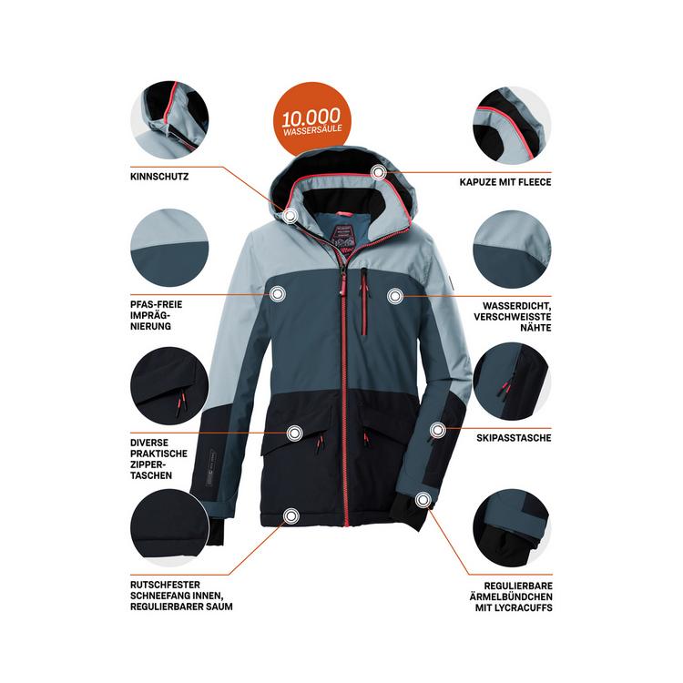 KILLTEC KILLTEC Skijacke Kinder - Blau3018 - 3 | SportScheck