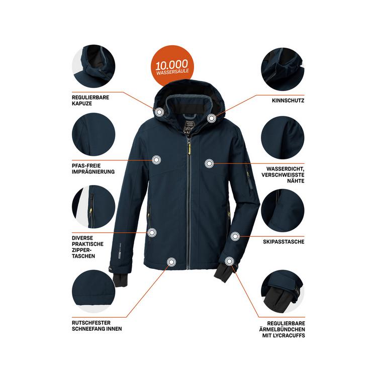 KILLTEC KILLTEC Skijacke Kinder - Blau3023 - 3 | SportScheck