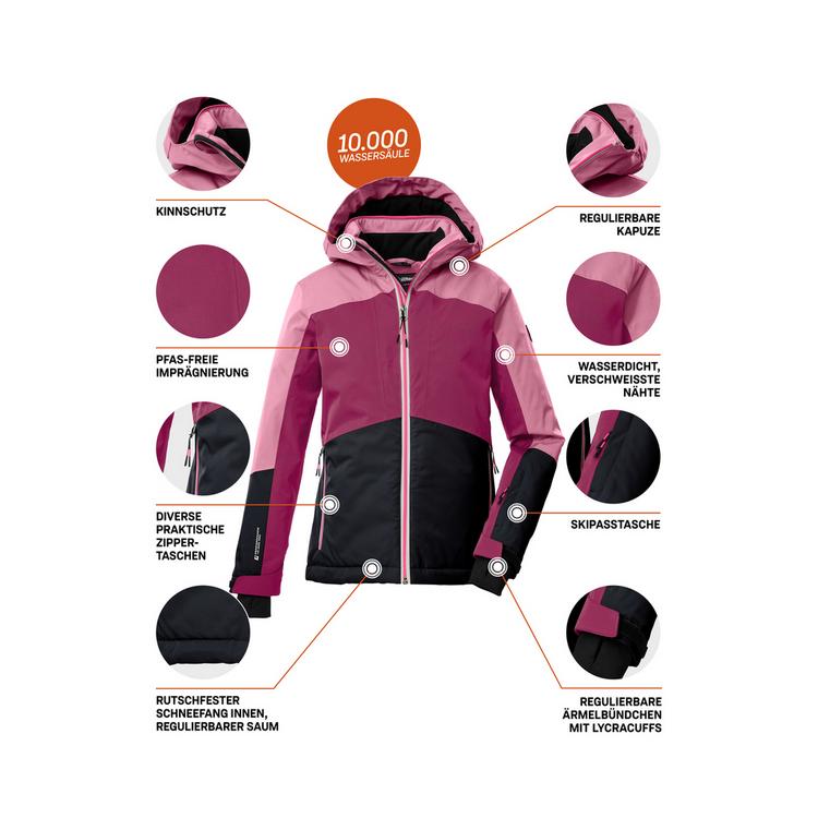 KILLTEC KILLTEC Skijacke Kinder - Rose4034 - 4 | SportScheck