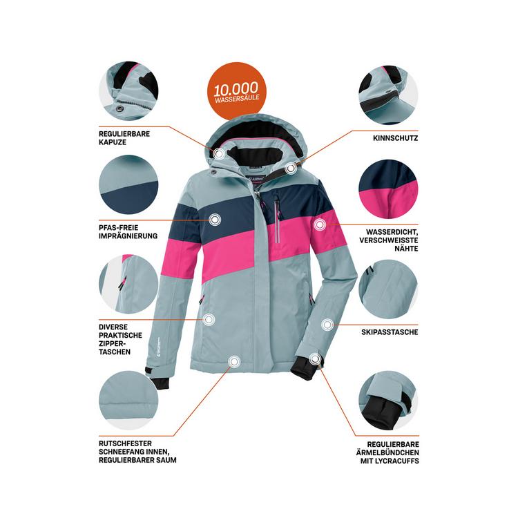 KILLTEC KILLTEC Skijacke Kinder - Rauchblau342 - 3 | SportScheck