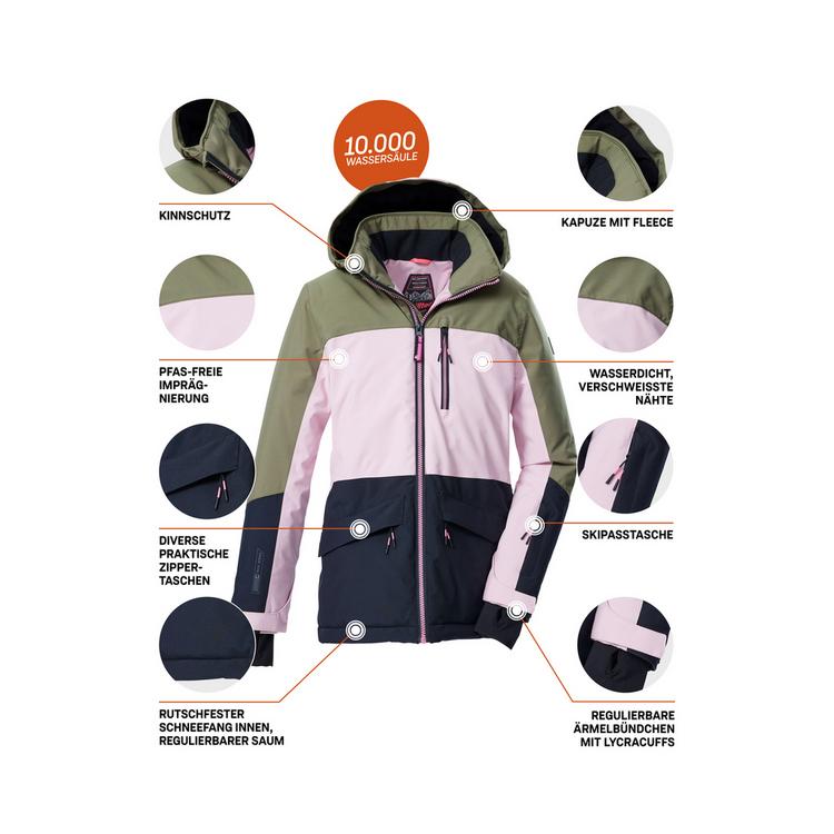 KILLTEC KILLTEC Skijacke Kinder - Rose4020 - 3 | SportScheck