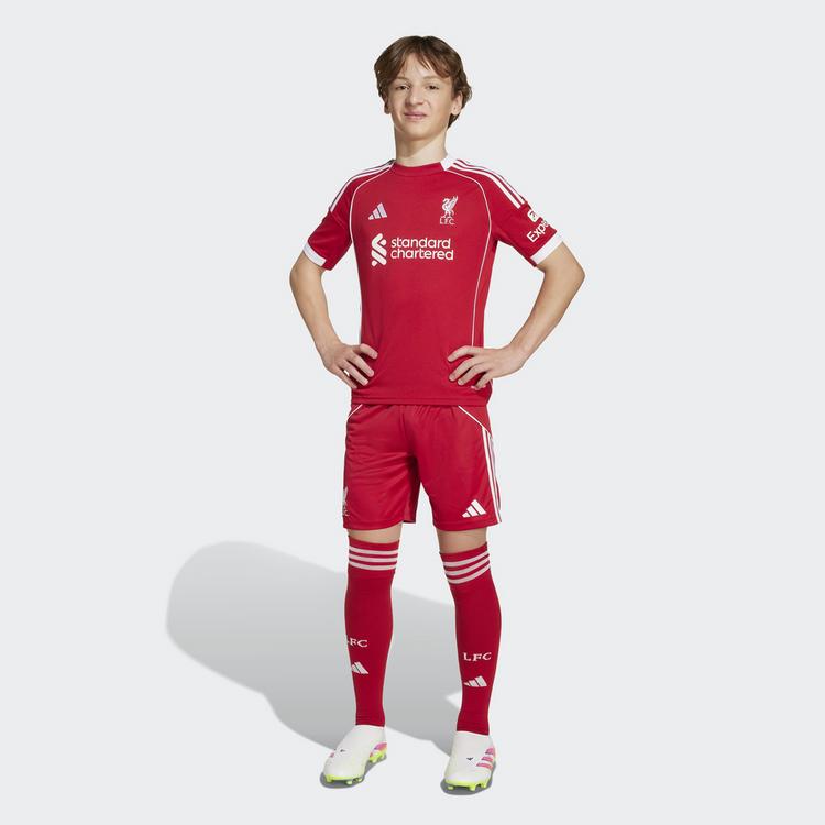 adidas adidas FC Liverpool FC 25/26 Heimshorts Kinder Fu&szlig;ballshorts Kinder - Strawberry Red - 2 | SportScheck