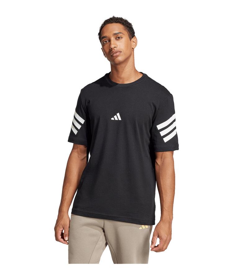 adidas adidas Future Icons Three Stripes T-Shirt Laufshirt Herren - schwarz - 0 | SportScheck