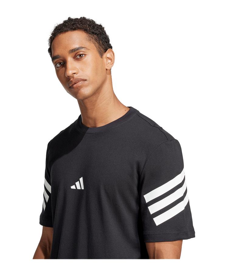 adidas adidas Future Icons Three Stripes T-Shirt Laufshirt Herren - schwarz - 2 | SportScheck