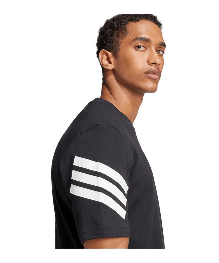 adidas adidas Future Icons Three Stripes T-Shirt Laufshirt Herren - schwarz - 3 | SportScheck