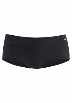 S.OLIVER Bikini-Hotpants Bikini Hose Damen schwarz