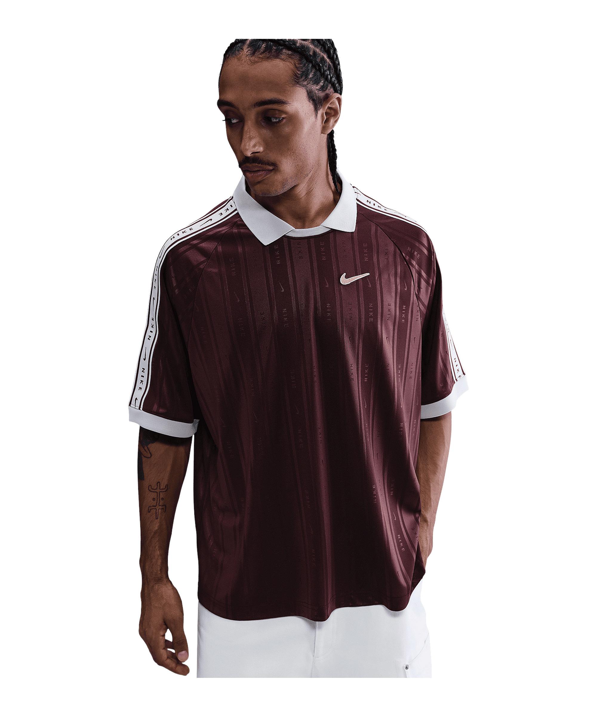 Nike NSW Club Trikot langarm Sweatjacke Herren - rot