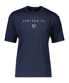 Nike FC Chelsea London T90 T-Shirt Fanshirt Herren blau