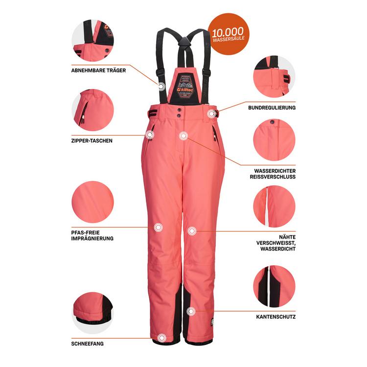KILLTEC KILLTEC Skihose Kinder - Pink4718 - 3 | SportScheck
