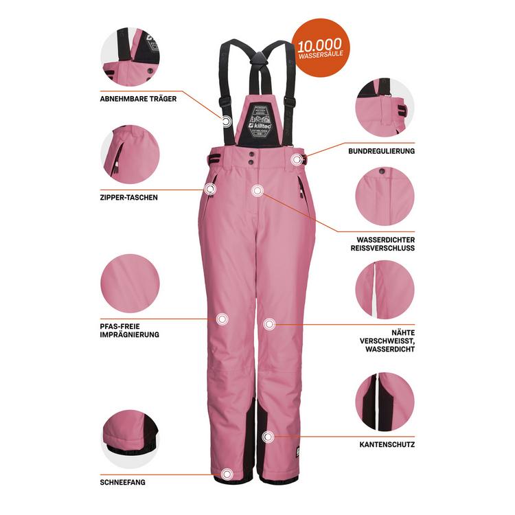 KILLTEC KILLTEC Skihose Kinder - Rose4039 - 3 | SportScheck