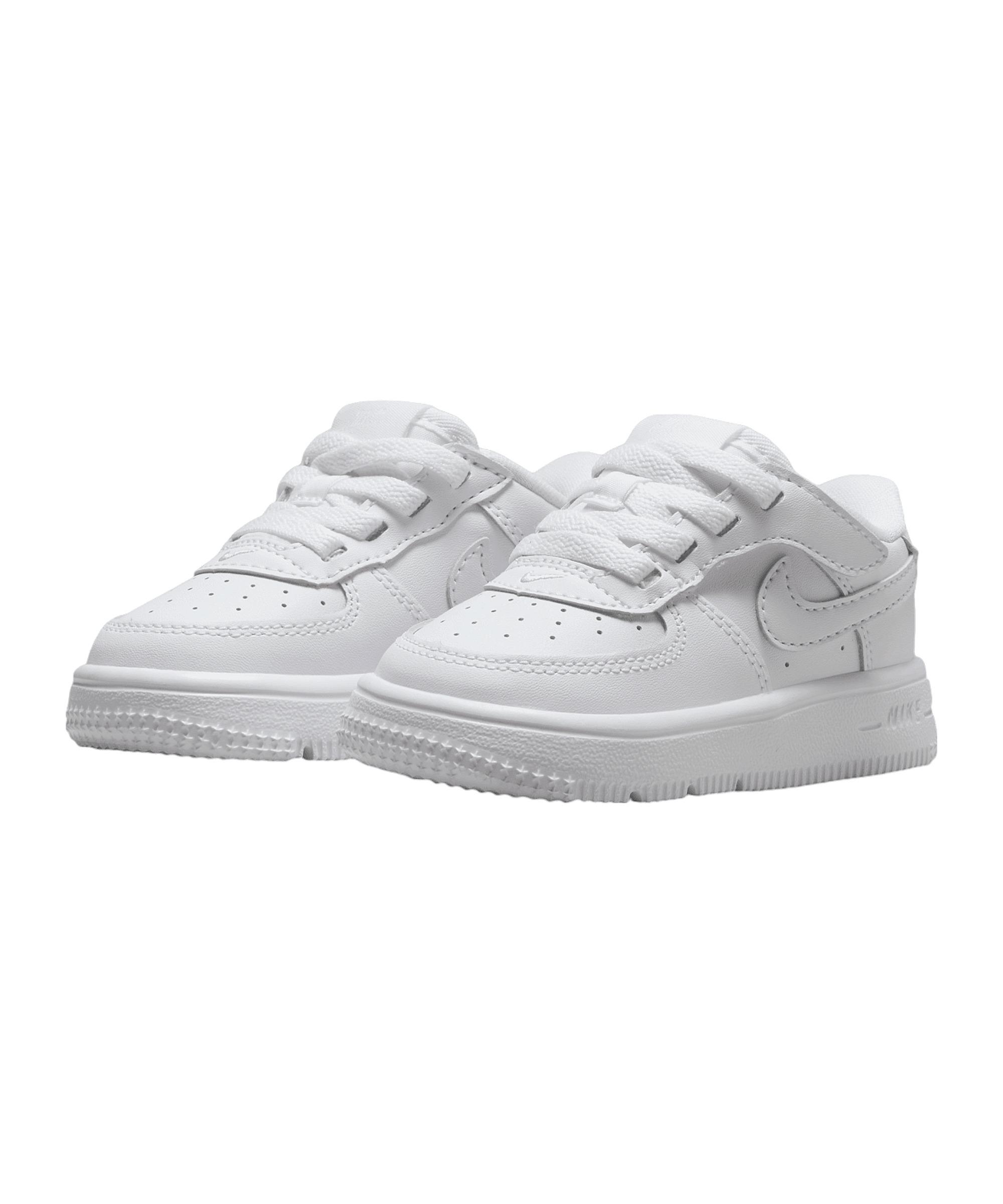 Nike Air Force 1 Low EasyOn Kids Wei&szlig; Sneaker Kinder - weiss