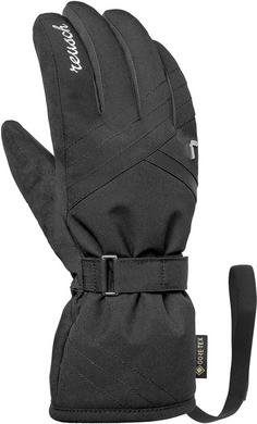 Rückansicht von Reusch GORE-TEX Alba GORE-TEX Skihandschuhe 7702 black / silver