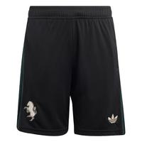 adidas Juventus Turin 25/26 Ausweichshorts Fu&szlig;ballshorts Kinder - Black / Ecru Tint