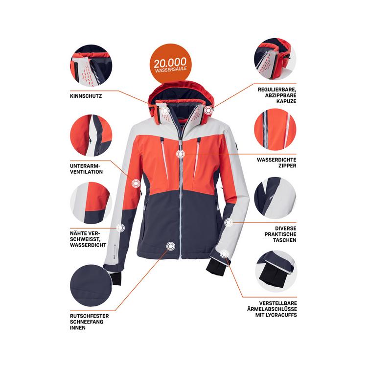 KILLTEC KILLTEC Skijacke Damen - Orange5039 - 4 | SportScheck