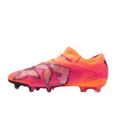 Rückansicht von PUMA FUTURE 8 Ultimate Low FG Hot Pursuit Fußballschuhe orange
