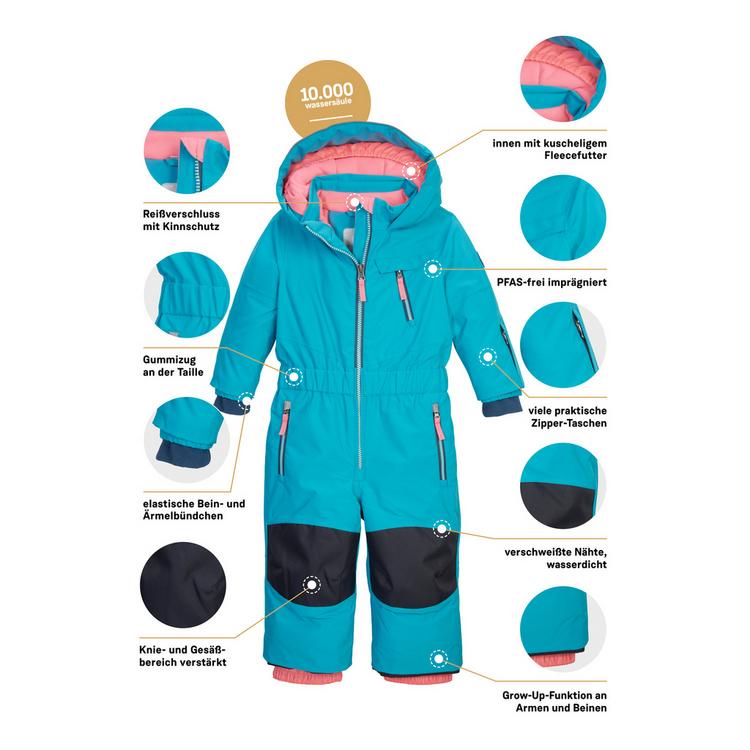 first instinct by killtec first instinct by killtec FISW 46 MNS ONPC Skijacke Kinder - T&uuml;rkis241 - 3 | SportScheck