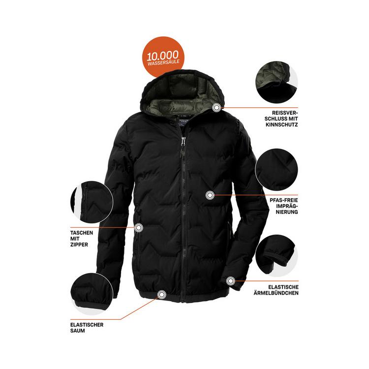 KILLTEC KILLTEC KOW 229 BYS QLTD JCKT Softshelljacke Kinder - Schwarz0110 - 3 | SportScheck