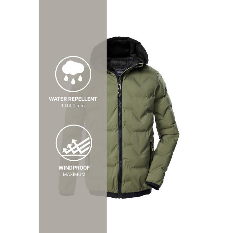 KILLTEC KILLTEC KOW 229 BYS QLTD JCKT Softshelljacke Kinder - Oliv101 - 4 | SportScheck