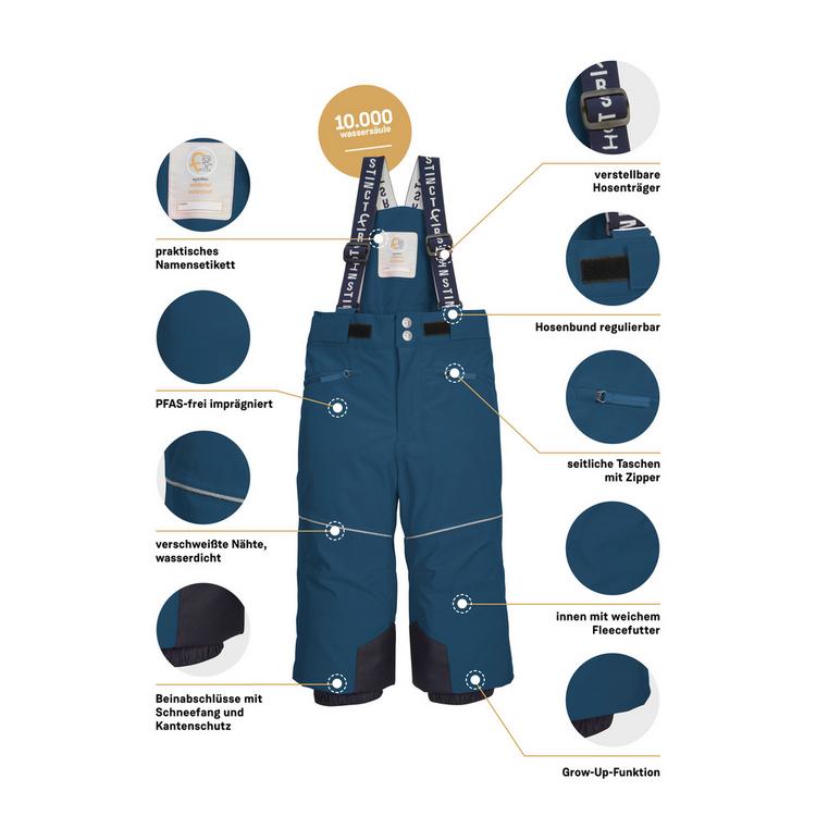 first instinct by killtec first instinct by killtec FISW 48 MNS SKI PNTS Skihose Kinder - Petrol252 - 3 | SportScheck