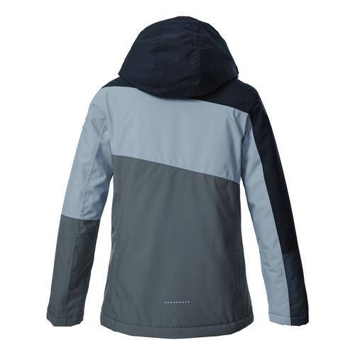 Rückansicht von KILLTEC KOW 218 GRLS JCKT Softshelljacke Kinder Rauchblau