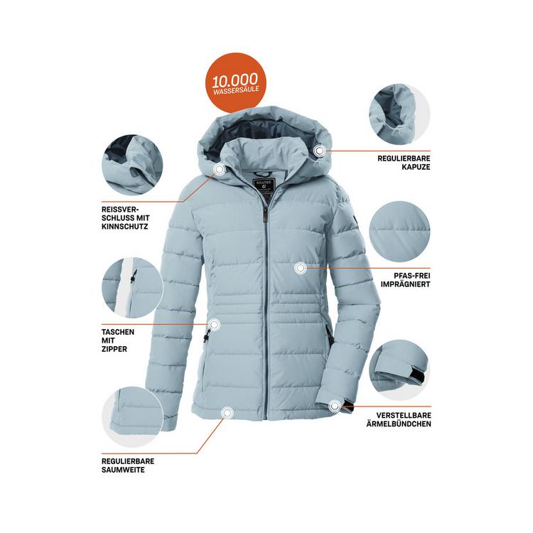 KILLTEC KILLTEC KOW 10 WMN QLTD JCKT Softshelljacke Damen - Kristallblau - 4 | SportScheck