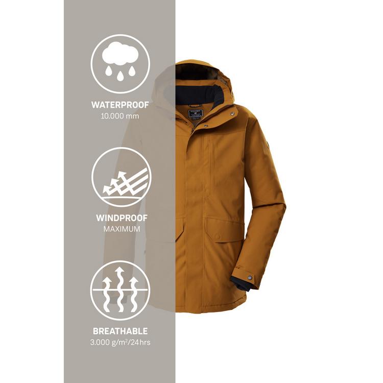 KILLTEC KILLTEC KOW 85 MN PRK Parka Herren - Cognac - 6 | SportScheck