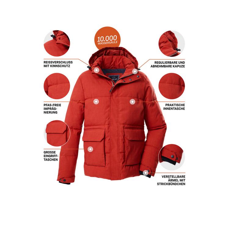 G.I.G.A. DX by killtec G.I.G.A. DX by killtec GW 26 MN QLTD JCKT Funktionsjacke Herren - Rot4516 - 4 | SportScheck