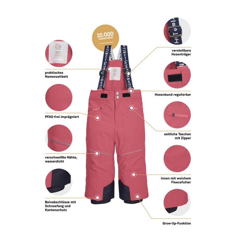 first instinct by killtec first instinct by killtec FISW 48 MNS SKI PNTS Skihose Kinder - Rose4027 - 3 | SportScheck