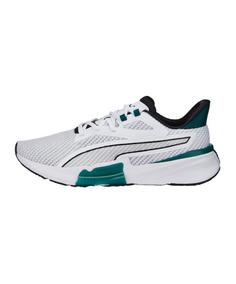 Rückansicht von PUMA PWRFrame TR  F10 Trainingsschuh Hallenschuhe Herren weissgruen