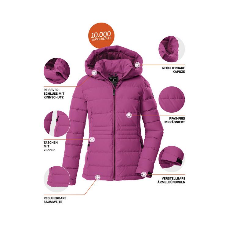 KILLTEC KILLTEC KOW 10 WMN QLTD JCKT Softshelljacke Damen - Rose4025 - 3 | SportScheck
