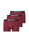 Snocks Boxershorts mit Logo Unterhose Herren - X-Mas
