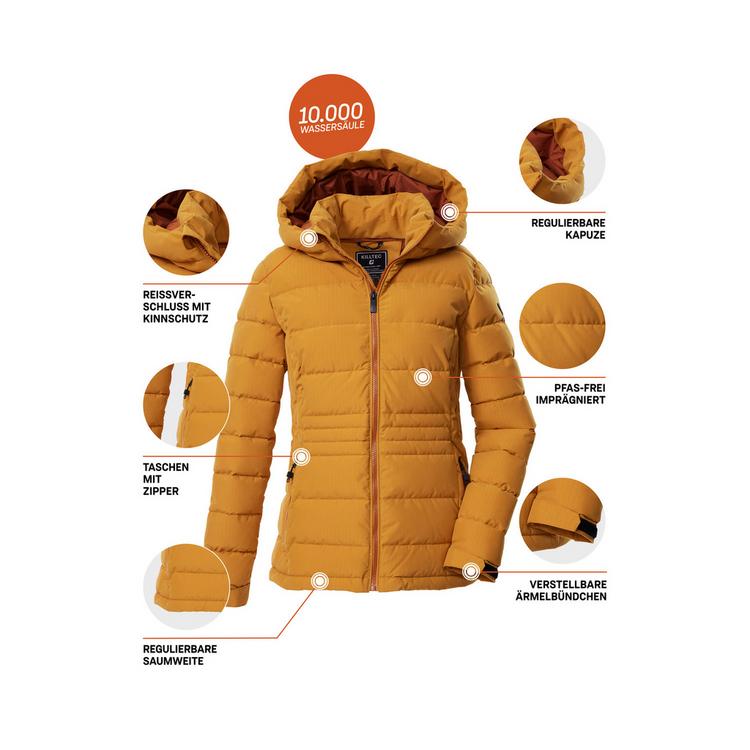 KILLTEC KILLTEC KOW 10 WMN QLTD JCKT Softshelljacke Damen - Gold7417 - 3 | SportScheck