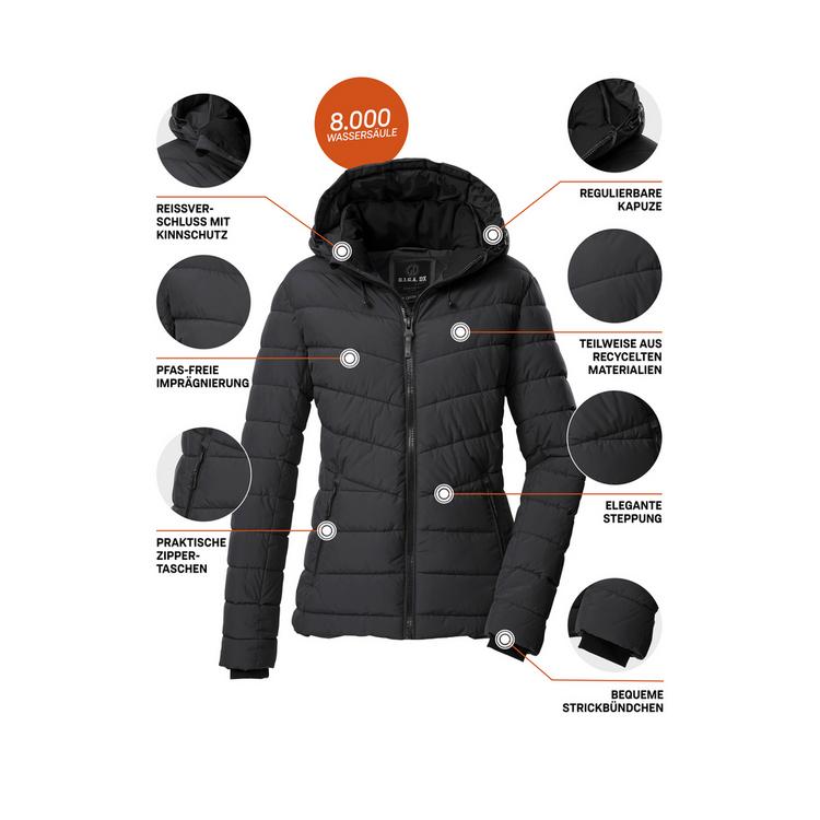 G.I.G.A. DX by killtec G.I.G.A. DX by killtec GW 32 WMN QLTD JCKT Softshelljacke Damen - Schwarz0110 - 3 | SportScheck