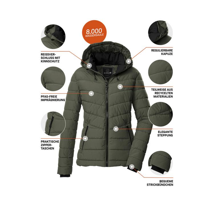 G.I.G.A. DX by killtec G.I.G.A. DX by killtec GW 32 WMN QLTD JCKT Softshelljacke Damen - Oliv101 - 3 | SportScheck