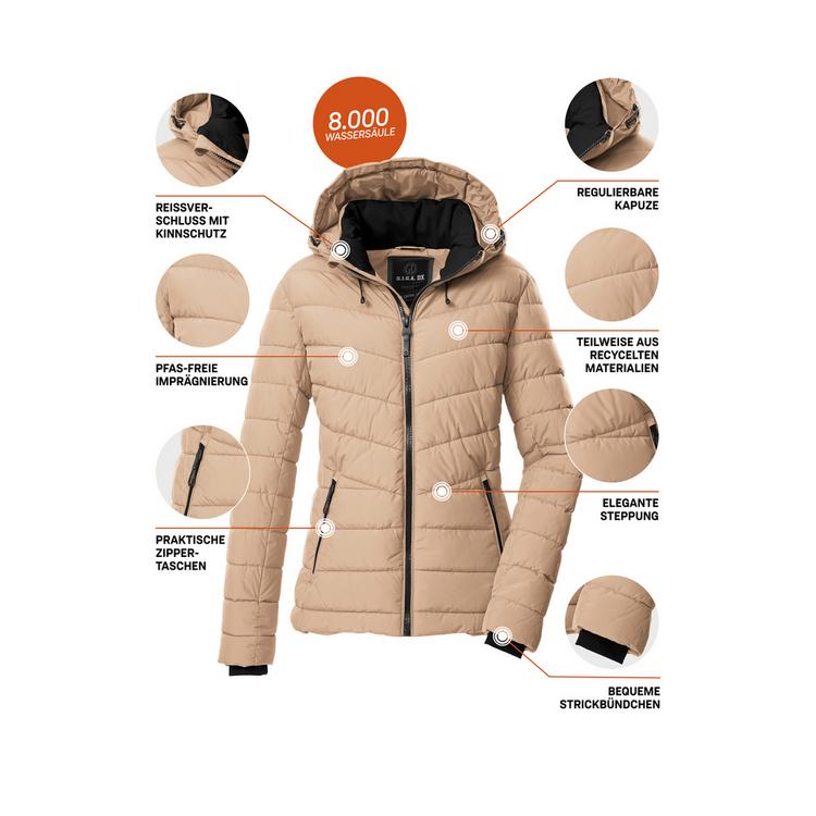 G.I.G.A. DX by killtec G.I.G.A. DX by killtec GW 32 WMN QLTD JCKT Softshelljacke Damen - Camel - 3 | SportScheck